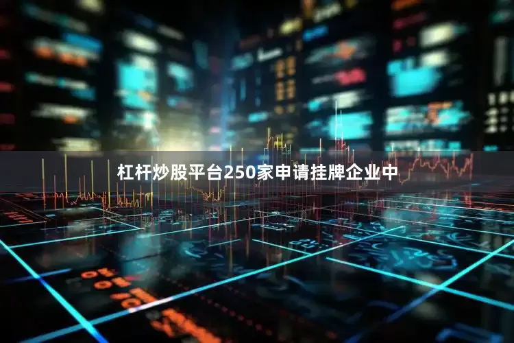 杠杆炒股平台250家申请挂牌企业中
